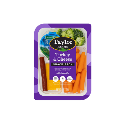 Taylor Farms Snack Tray Turkey &amp; Cheese (6/6oz)