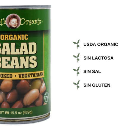 Brad's Organic Salad Beans (12/15oz)