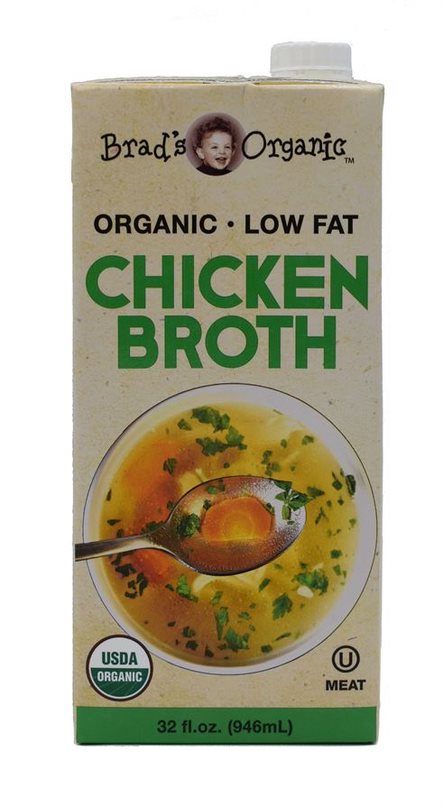 Brad's Organic Chicken Broth (Kosher) (12/32oz)