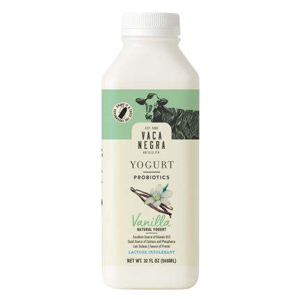 Vaca Negra Vanilla Yogurt (12/32oz)