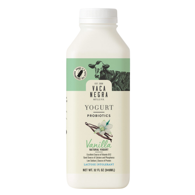 Black Cow Vanilla Yogurt (12/32oz)