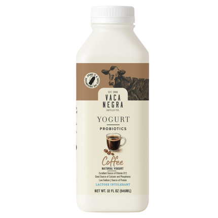 Vaca Negra Coffee Yogurt (12/32oz)