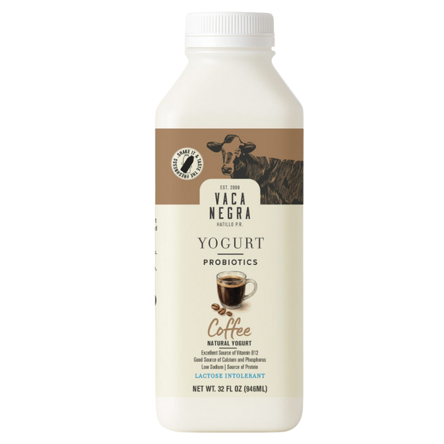 Vaca Negra Coffee Yogurt (12/32oz)