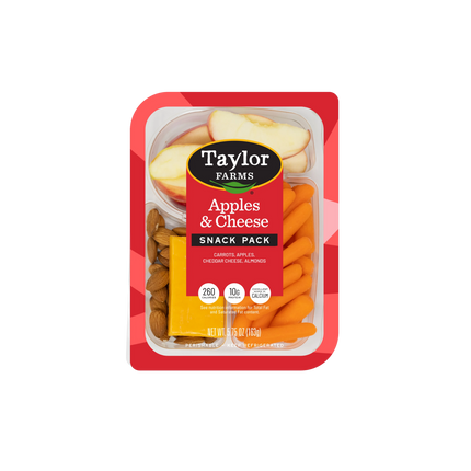 Taylor Farms Snack Tray Apple &amp; Cheese (6/5.75oz)