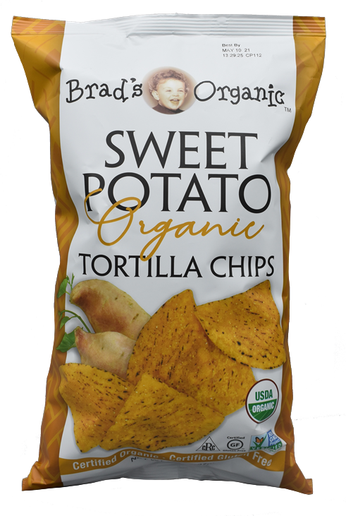 Brad's Organic Veggie Tortilla Sweet Potato Chips (12/8oz)