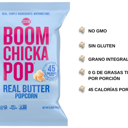 Boom Chicka Pop Real Butter Popcorn (12/4.4oz)