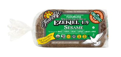 Food For Life Organic Ezekiel 4:9 Sprouted Whole Grain Sesame Bread (6/24oz)