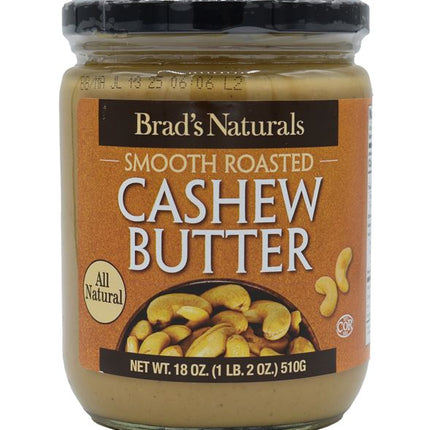 Brad's Organic Natural Cashew Butter (12/18oz)