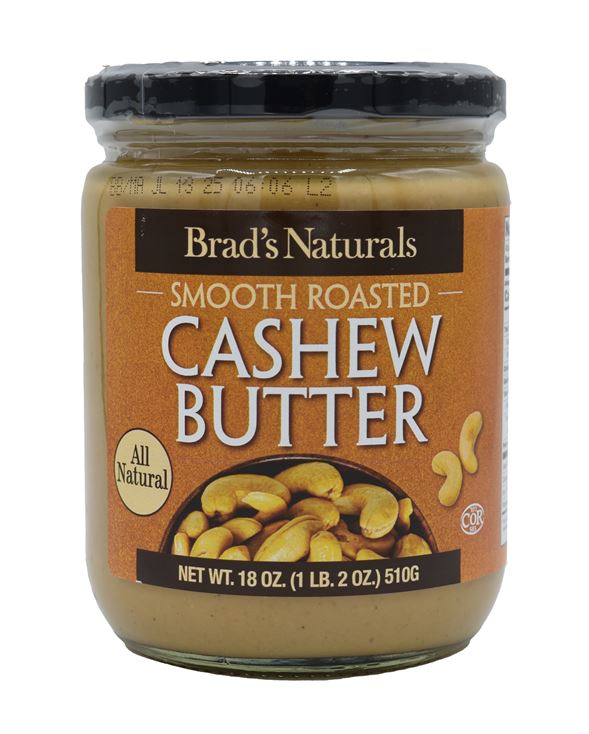 Brad's Organic Natural Cashew Butter (12/18oz)