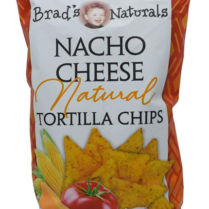 Brad's Organic Natural Tortilla Nacho Cheese Chips (12/8oz)