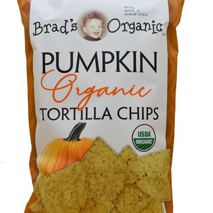 Brad's Organic Veggie Tortilla Pumpkin Chips (12/8oz)