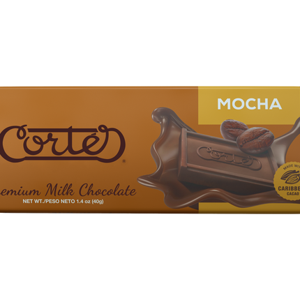 Cortés Chocolate Premium Mocha Coffee Chocolate Bar (18/1.41oz)