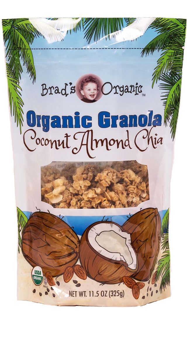 Brad's Organic Granola Coconut Almond Chia (8/11.5oz)