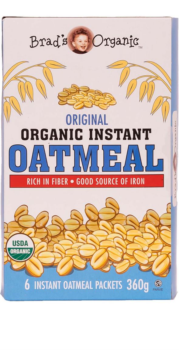 Brad's Organic Instant Oatmeal Original (6/6ct)