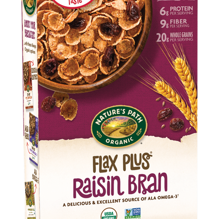 Nature's Path Flax Plus Raisinbrand Flakes Cereal (12/14.4oz)