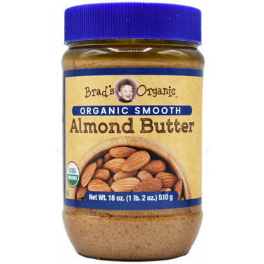 Brad's Organic Natural Almond Butter (12/18oz)