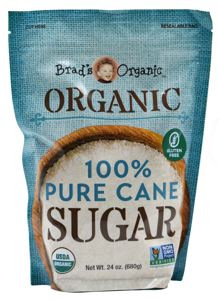 Brad's Organic 100% Pure Cane Sugar (12/24oz)