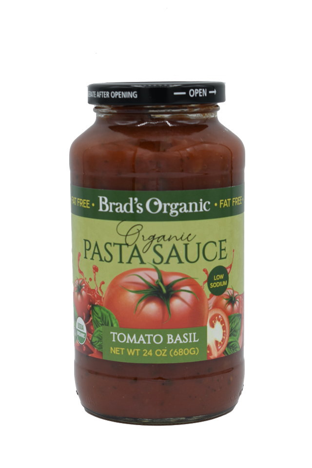 Brad's Organic Low Fat Tomato Basil (12/24oz)