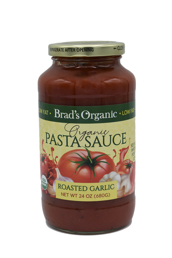 Brad's Organic Low Fat Roasted Garlic (12/24oz)