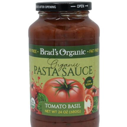 Brad's Organic Fat Free Low Fat Tomato Basil (12/24oz)