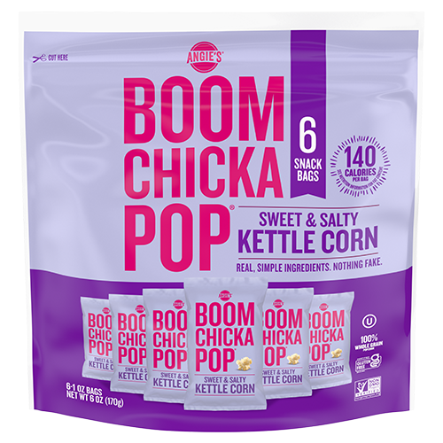 Boom Chicka Pop Sweet &amp; Salty Kettle Single Serve Popcorn (4/6/1oz)