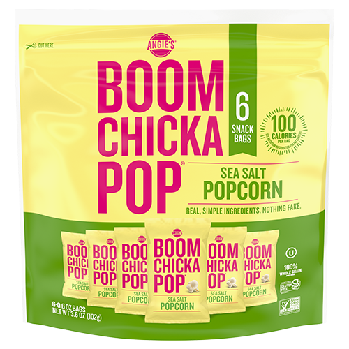 Boom Chicka Pop Sea Salt Single Serve Popcorn (4/6/1oz)