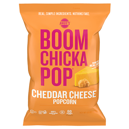 Boom Chicka Pop Cheddar Cheese Popcorn (12/4.5oz)