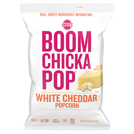 Boom Chicka Pop White Cheddar Popcorn (12/4.5oz)