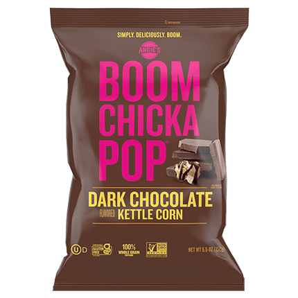 Boom Chicka Pop Dark Chocolate Drizzled Sea Salt Kettle Corn (12/5.5oz)