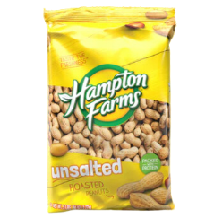 Hampton Farm UnSalted Roasted in Shell Peanuts (24/16oz)