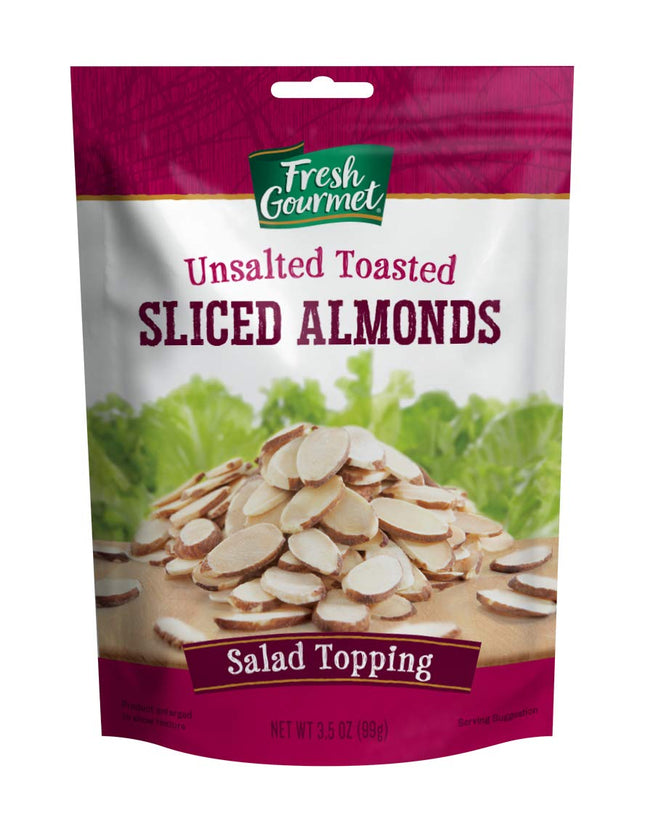 Fresh Gourmet Sliced ​​Almond Toasted Salad Topping (9/3.5oz)