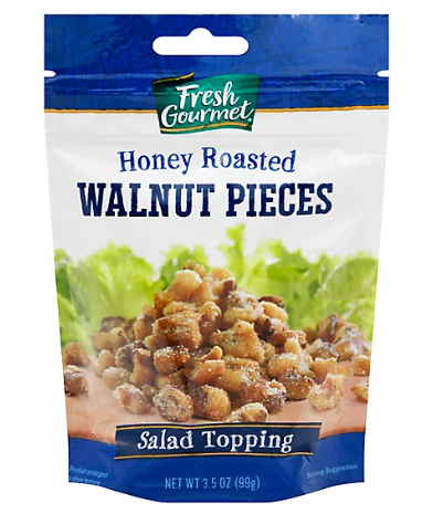 Fresh Gourmet Walnuts Glazed Salad Topping (9/3.5oz)