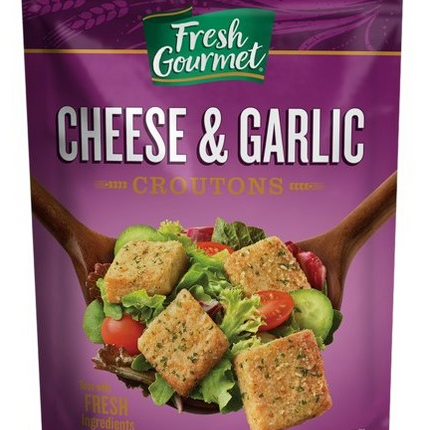 Fresh Gourmet Cheese &amp; Garlic Croutons (12/5oz)