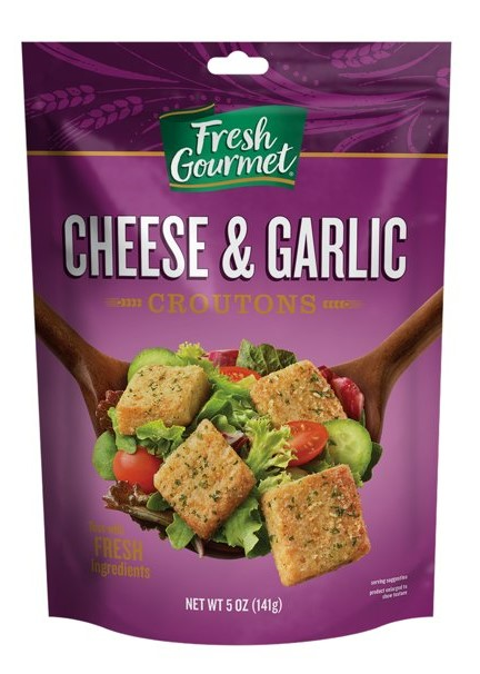 Fresh Gourmet Cheese &amp; Garlic Croutons (12/5oz)