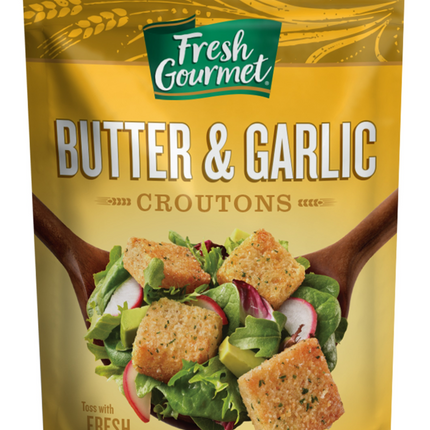 Fresh Gourmet Butter &amp; Garlic Croutons (12/5oz)