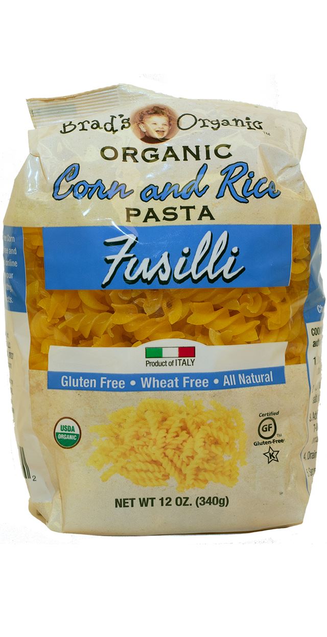 Brad's Organic GF Rice Pasta Fusili (12/12oz)