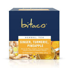 Bitaco Ginger, Turmeric & Pineapple (12/0.71oz)