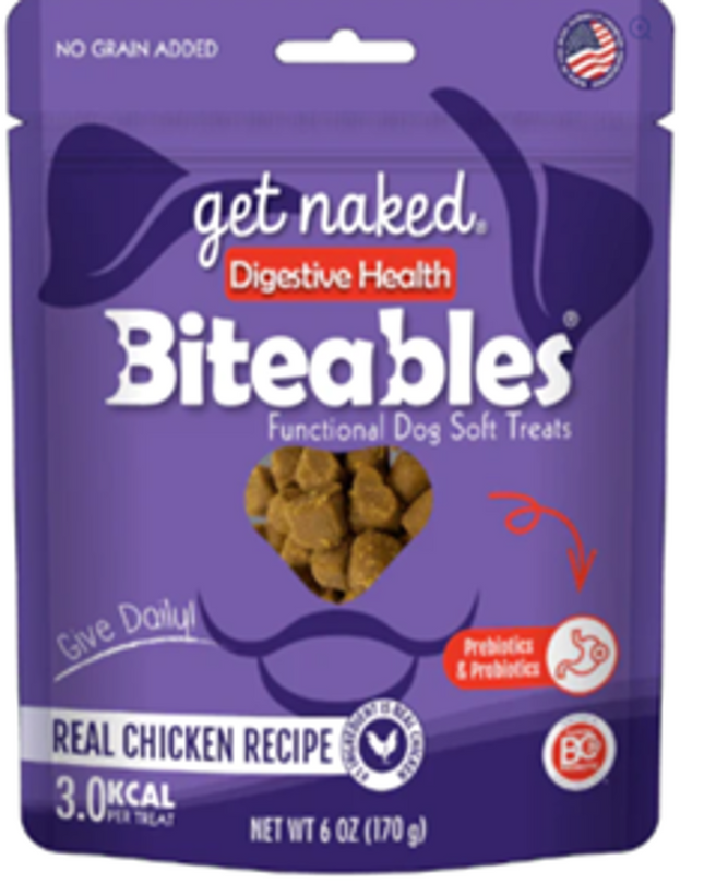 Get Naked Digestive Health Biteable Dog Treats (6/6oz)