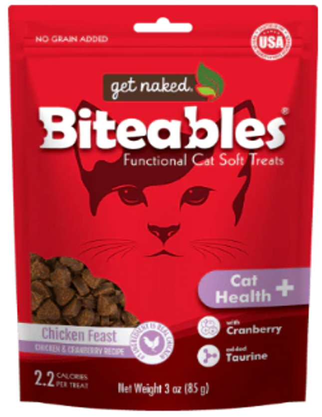 Get Naked Cat Health + Biteable Cat Treats (6/3oz)