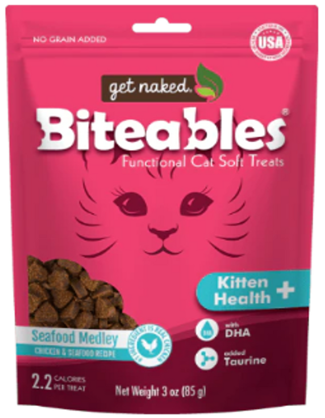 Get Naked Kitten Health Biteable Cat Treats (6/3oz)