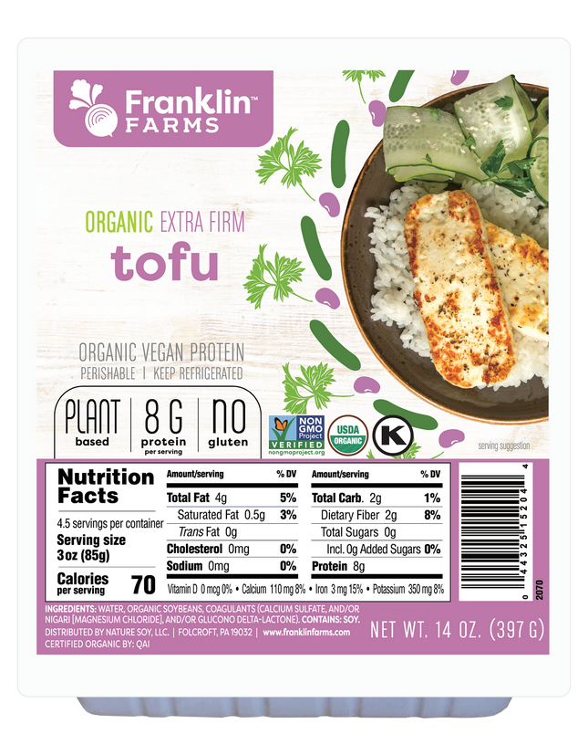 Franklin Farms Organic Extra Firm Tofu (8/14oz)