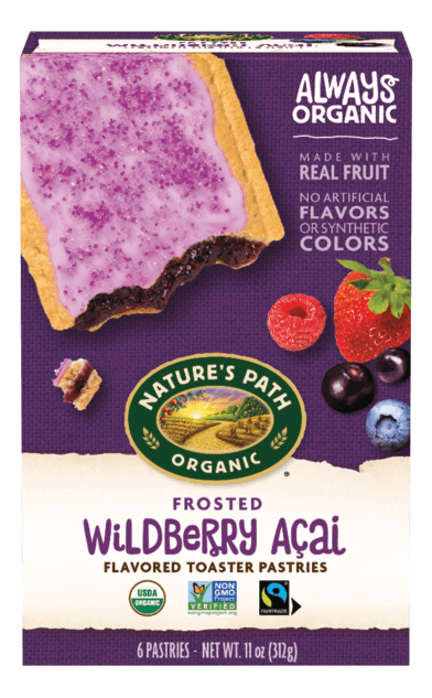 Nature's Path Wildberry Acai Frosted Toaster Pastry 12/11oz