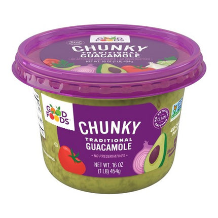Good Foods Chunky Guacamole (8/16oz)