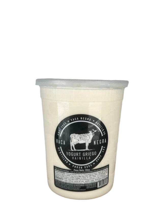 Black Cow Greek Yogurt Vanilla 12/32oz