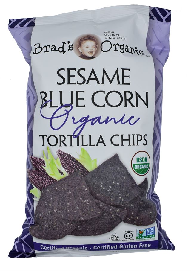 Brad's Organic Sesame Blue Chips (12/9oz)