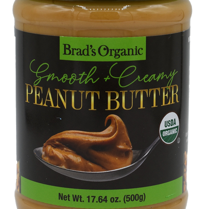 Brad's Organic Smooth Peanut Butter (12/18oz)