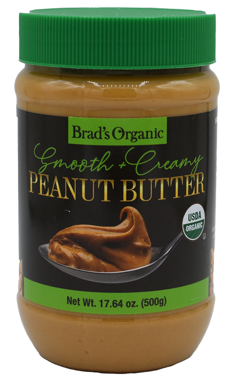 Brad's Organic Smooth Peanut Butter (12/18oz)