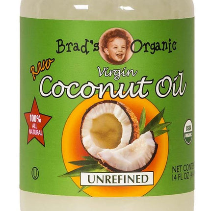 Brad's Organic Coconut Oil Unrefined (6/14oz)