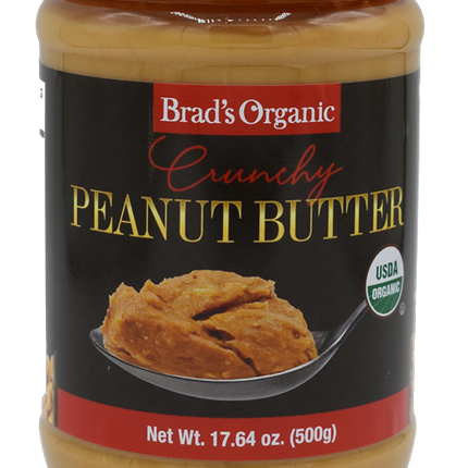 Brad's Organic Crunchy Peanut Butter (12/18oz)