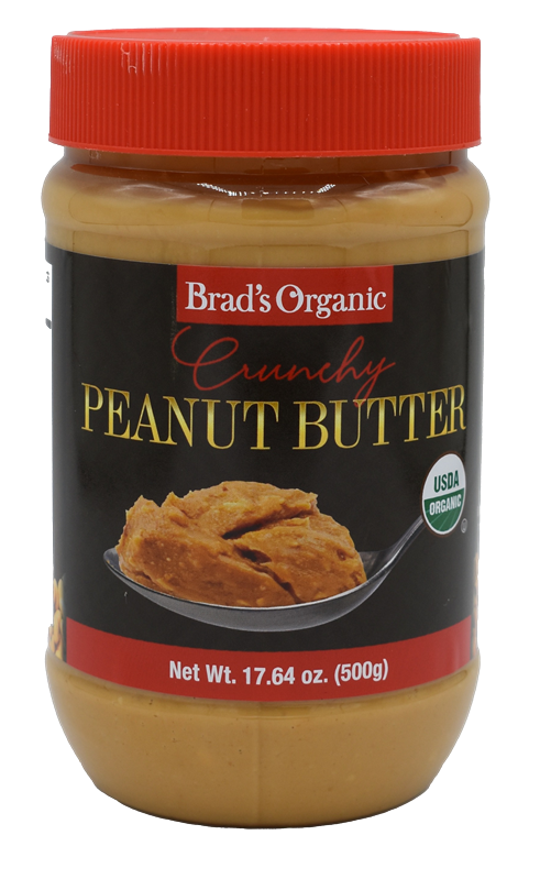 Brad's Organic Crunchy Peanut Butter (12/18oz)